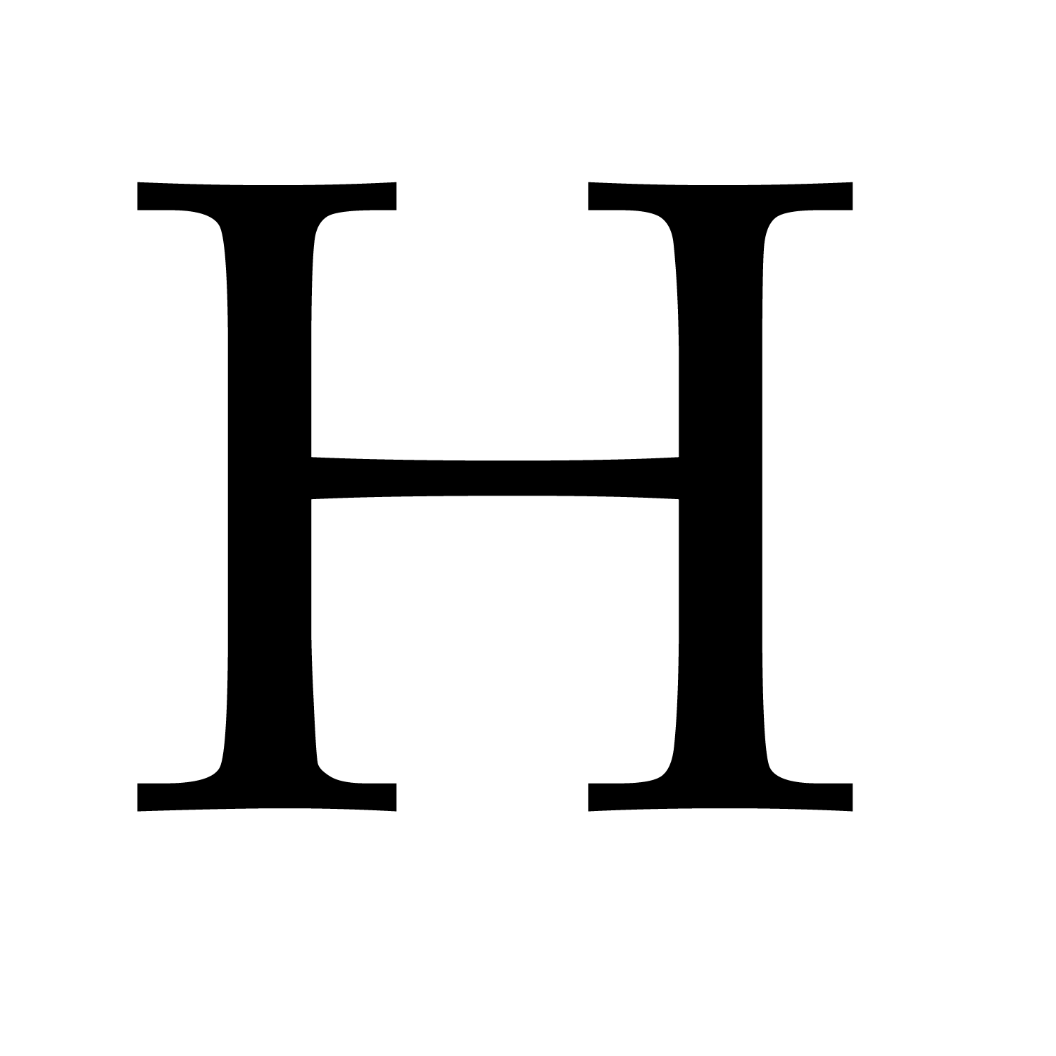 h letter